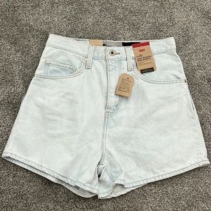 Levi’s Silver Tab High Waisted Mom Shorts